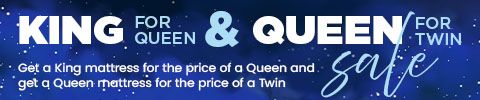 king for queen and queen for twin sale - shop now