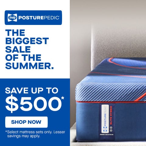 Sealy Posture-Pedic The Biggest Sale of the Summer. Sav eup to $500* - Shop Now
