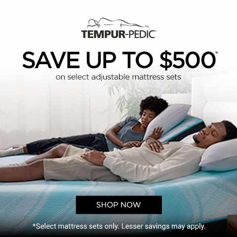 Tempur-Pedic - Memorial Day Sale - Save up to $500* on select adjustable bases