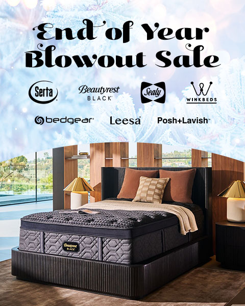 End of Year Blowout. beautyrest black, sealy, winkbeds, leesa, posh+lavish, bedgear, serta - Shop Now
