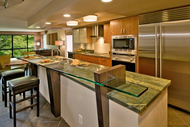 Hawaiian Kitchen by Designers Rick and Tiare Cowan