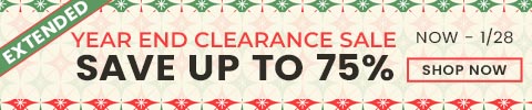 year end clearance sale EXTENDED. save up to 75% now - 1/28