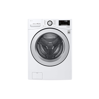 white washing machine front load washer