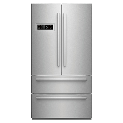 stainless steel counter depth refrigerator