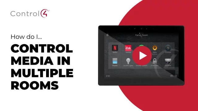 How Do I Control Media in Multiple Rooms?