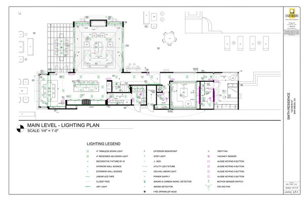 Lighting plan