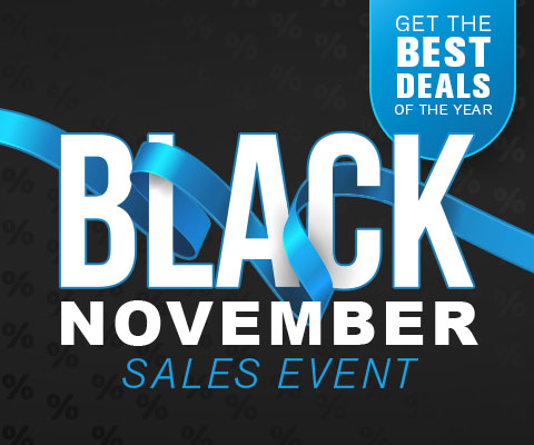 Black November Sales event - get the best deals of the year - shop now