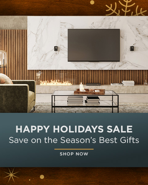 Happy Holidays sale. Save on the Season’s Best Gifts