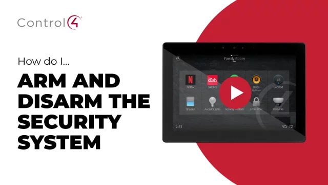 Arm and Disarm the Security System