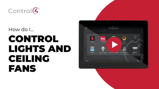 Control Lights and Ceiling Fans