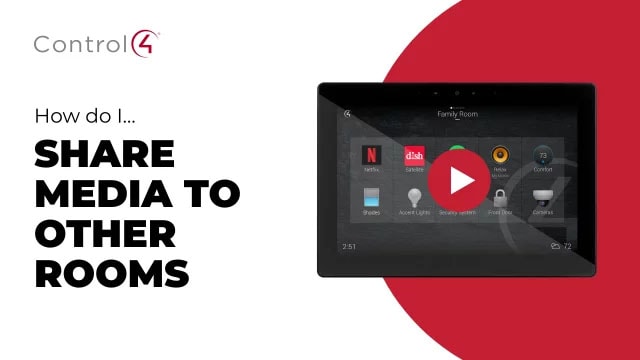 Share Media to Other Rooms
