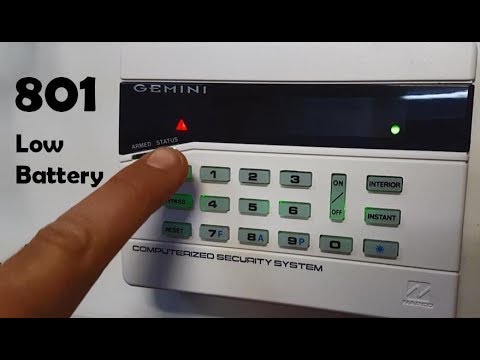 GEMINI 801 LOW BATTERY