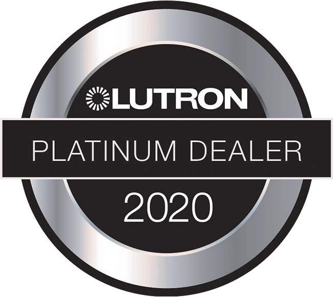 Lutron Platinum Dealer 2020 logo