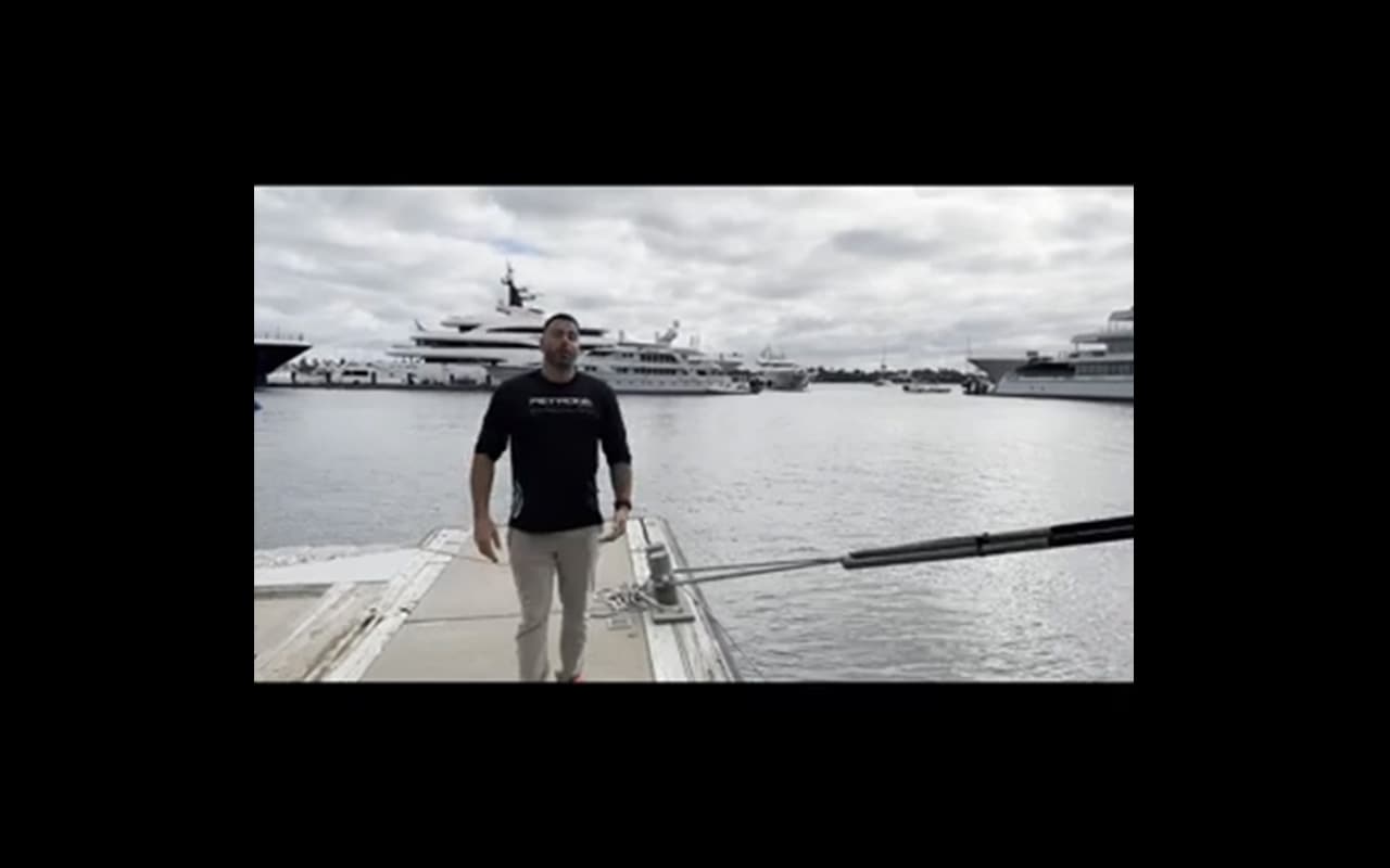 3 days to get the electronics on this Super Yacht ready for its charter