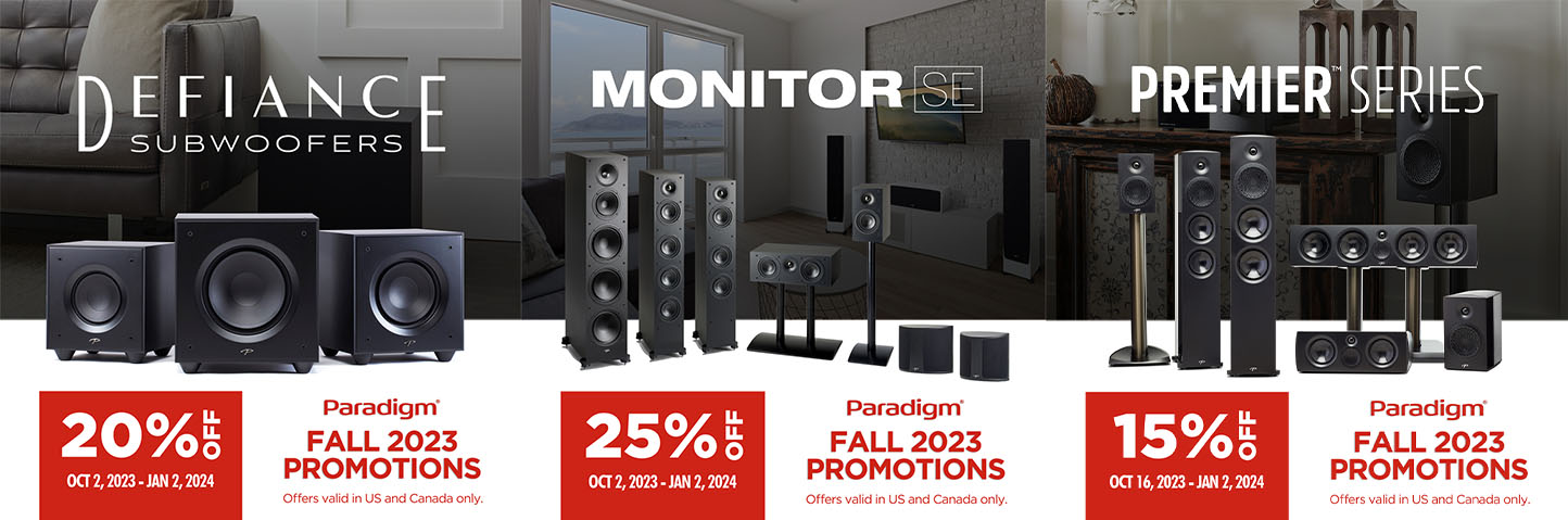 Fall 2023 Promotions on Speakers and Subwoofers