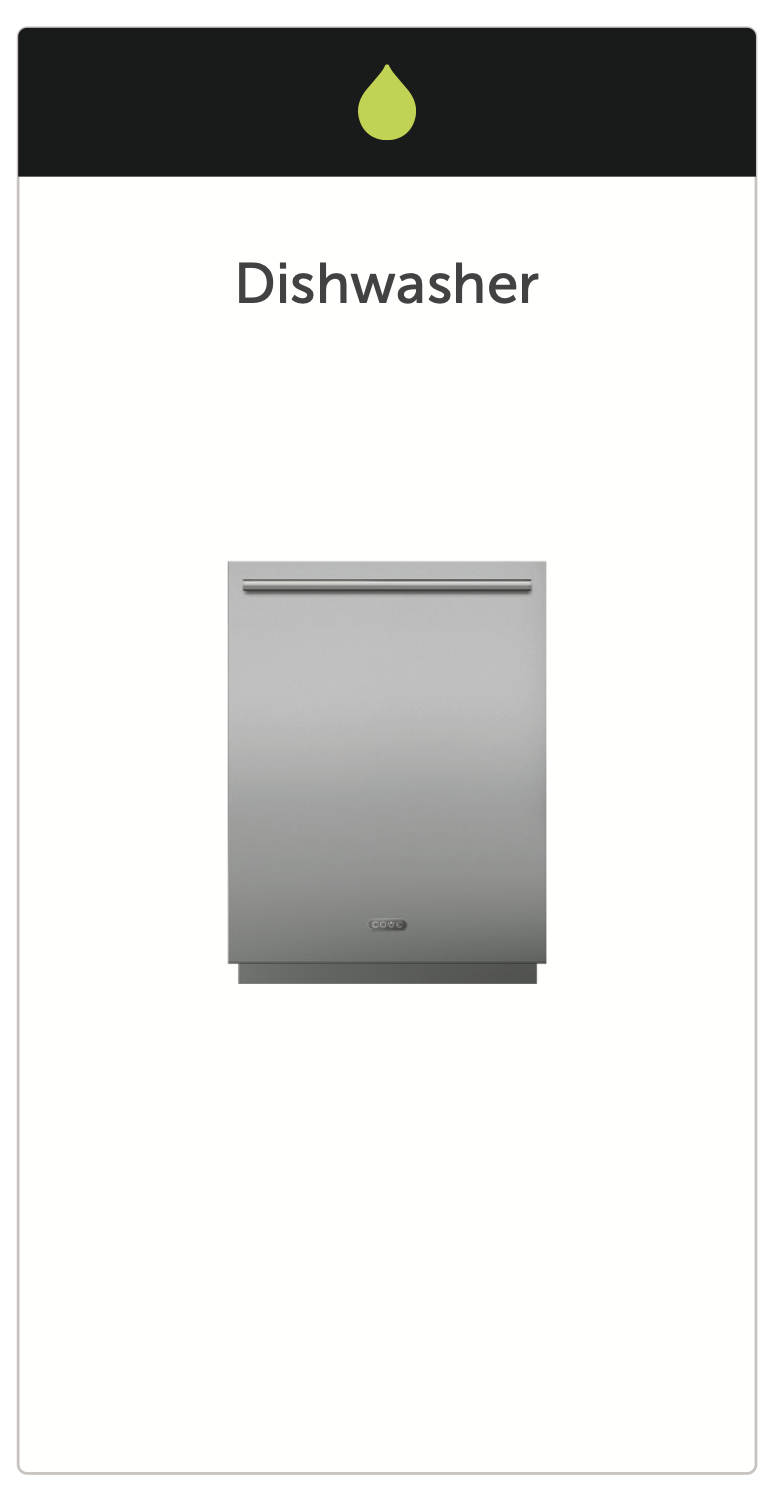 Cove Dishwashers