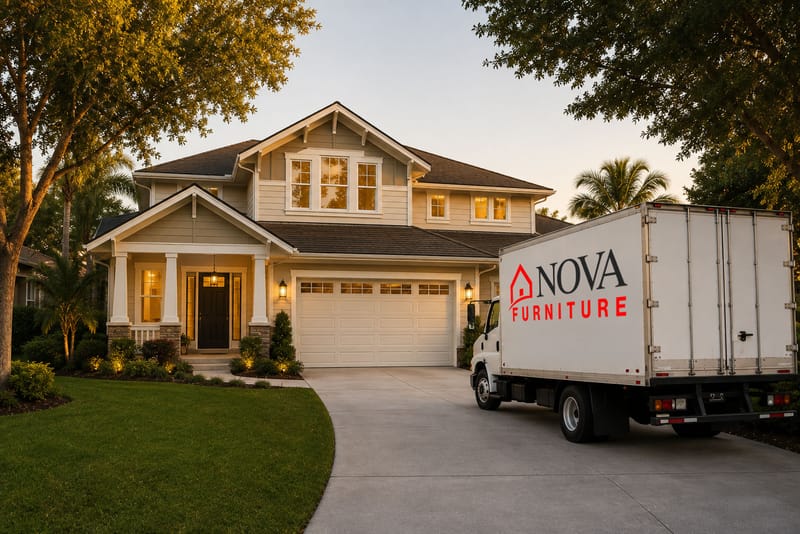 Delivery truck
