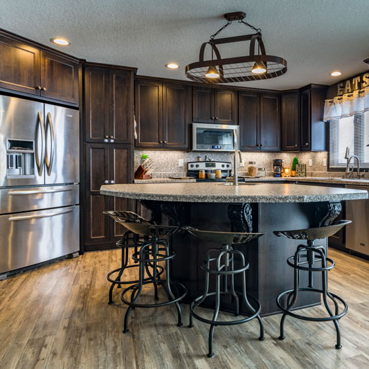 modern kitchen island