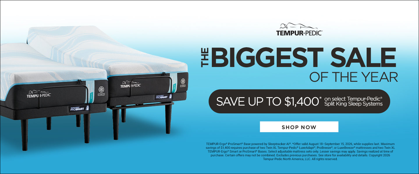 Tempurpedic - The Biggest Sale of the Year