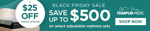 BLACK FRIDAY SALE - Save Up To $500 On Select Adjustable Mattress Sets