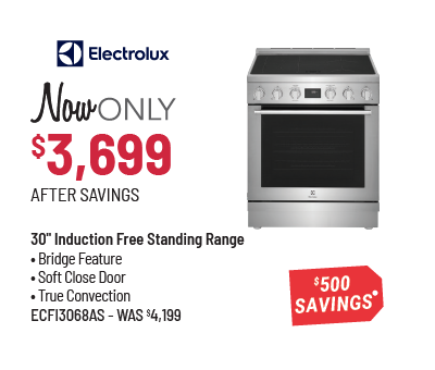 Signature Kitchen Suite Model ECFI3068AS Range Was $4,199, Now Only $3,699 After $500 Savings