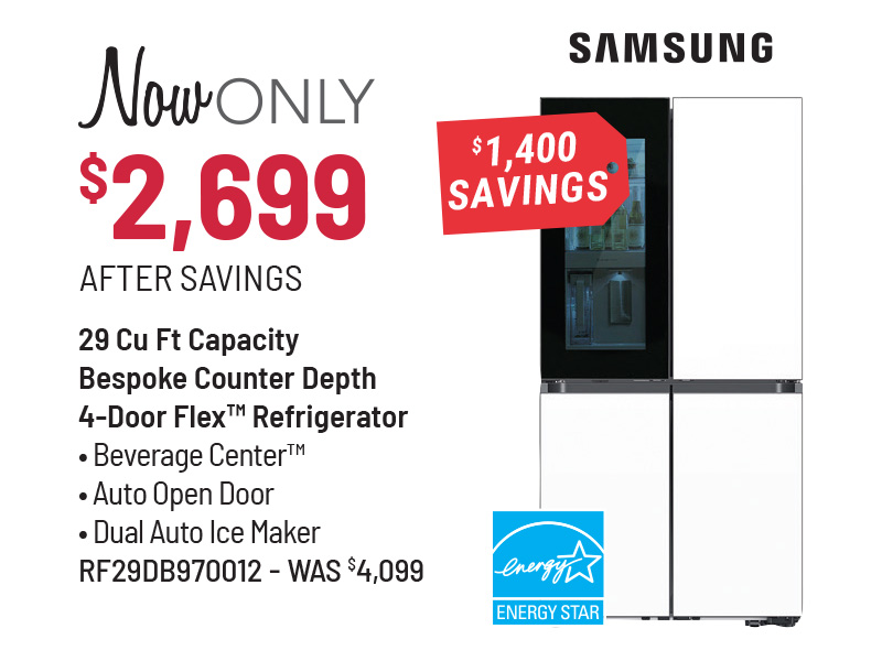 Electrolux Model ERMC2295AS Refrigerator Was $3,499, Now Only $2,999 After $500 Savings