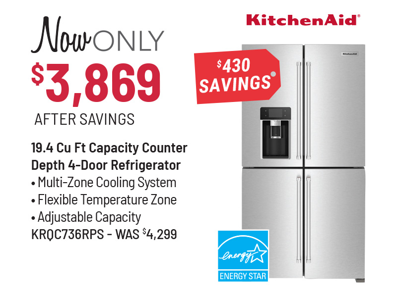 Bosch Model B36CT81ENS Refrigerator Was $3,999, Now Only $3,599 After $400 Savings
