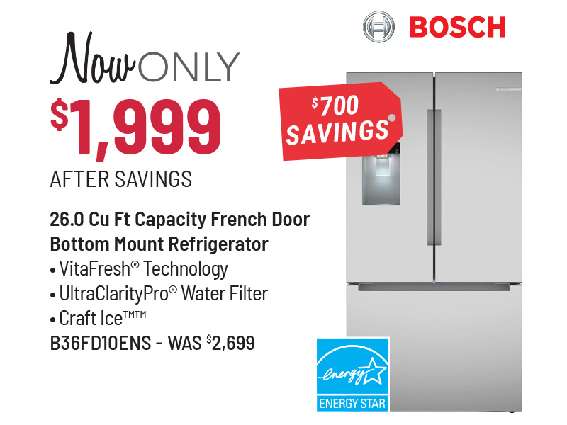 Frigidaire Gallery Model GRMG2272CF Refrigerator Was $3,299, Now Only $1,999 After $1,300 Savings