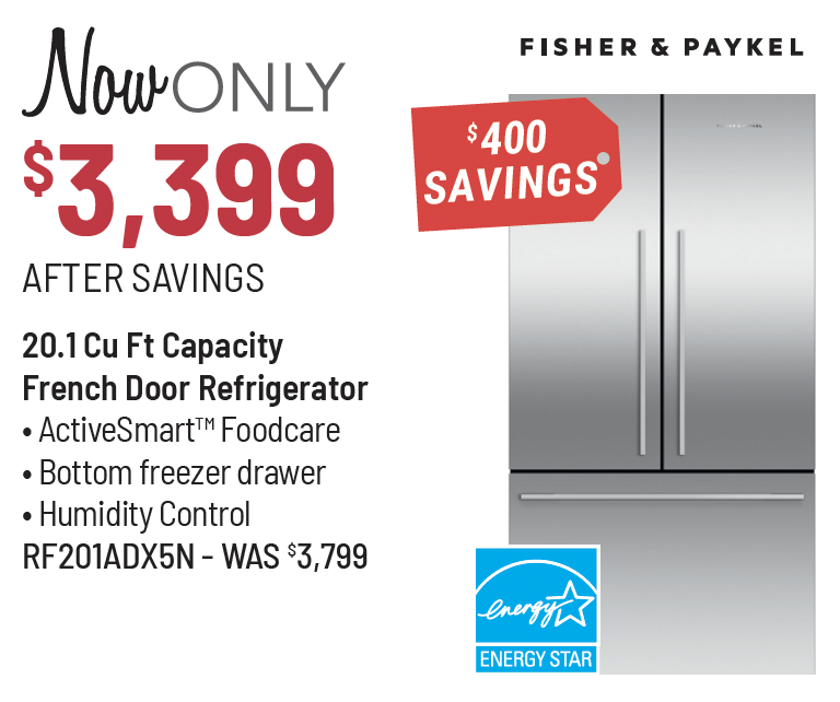 Fisher & Paykel Series 7 36 in. 20.1 Cu. Ft. Stainless Steel French Door Refrigerator