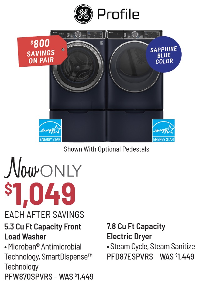 GE Profile Laundry Pair