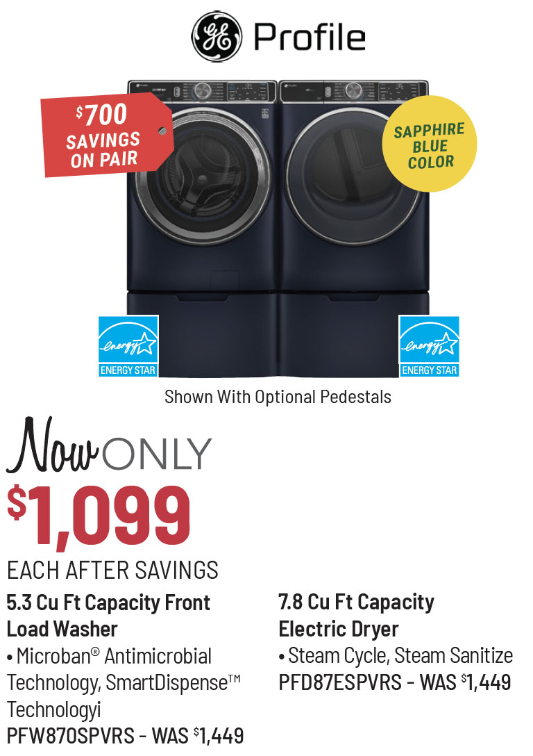GE Profile Laundry Pair