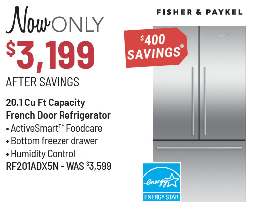 Samsung Model RF23DB9900QD Refrigerator Was $5,099, Now Only $3,399 After $1,700 Savings. *Price valid 10/3-10/23