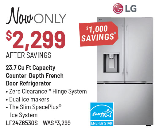 GE Profile Model PYE22KYNFS Refrigerator Was $3,699, Now Only $2,599 After $1,100 Savings