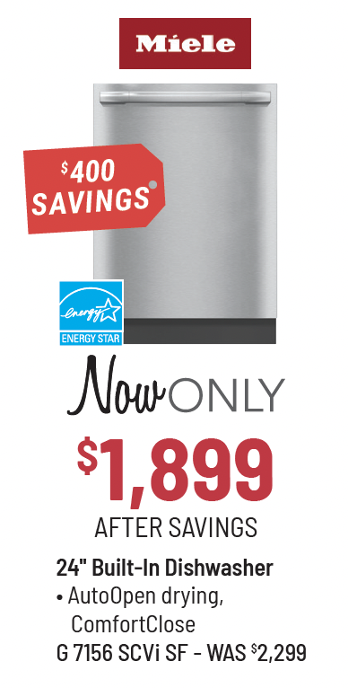 Miele Model G7316SCUSS Dishwasher Was $2,649, Now Only $2,149 After $500 Savings