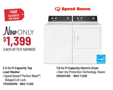 GE® White Laundry Pair