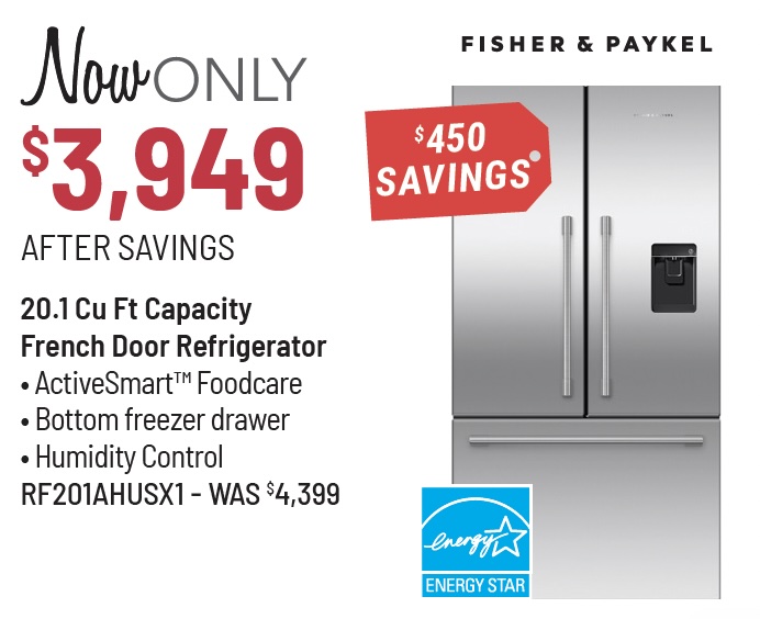 KitchenAid® 36 in. 19.4 Cu. Ft. Fingerprint Resistant Stainless Steel Counter Depth French Door Refrigerator