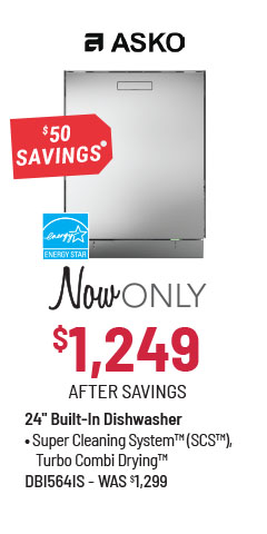 Asko 24-inch Built-In Dishwasher