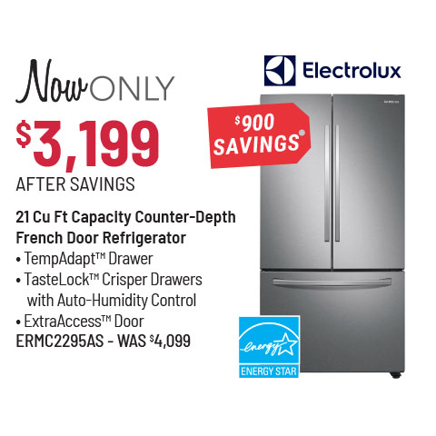 Electrolux 21 Cu Ft Capacity Counter-Depth French Door Refrigerator