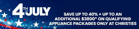 4th of july - save up to 40% plus up to an additional $3800 on qualifying appliance packages - shop now