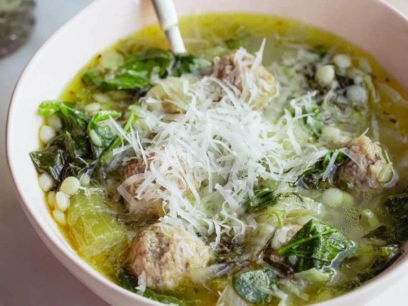 Italian Wedding Soup at Home with Chef Danielle Kartes