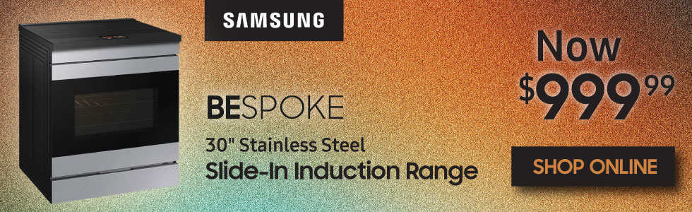Get this Samsung Bespoke Slide-in Range for only $999.99 - Shop Now