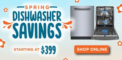 Spring Dishwasher Savings at Albert Lee - Starting at Only $399 - Shop Online