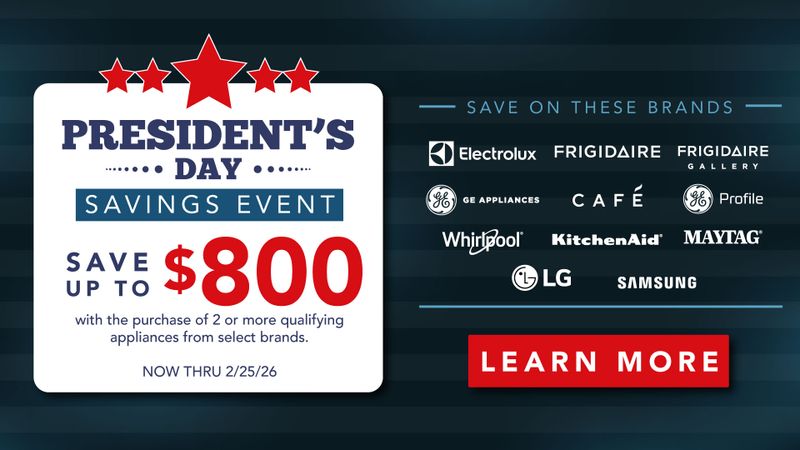 Presidents Day Savings Event - save up to $800