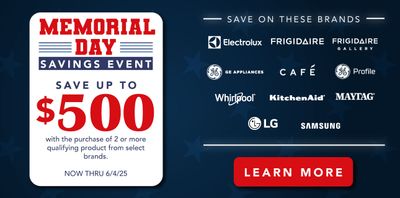 Laundry Savings Event - Starting at Only $499 - Shop Online
