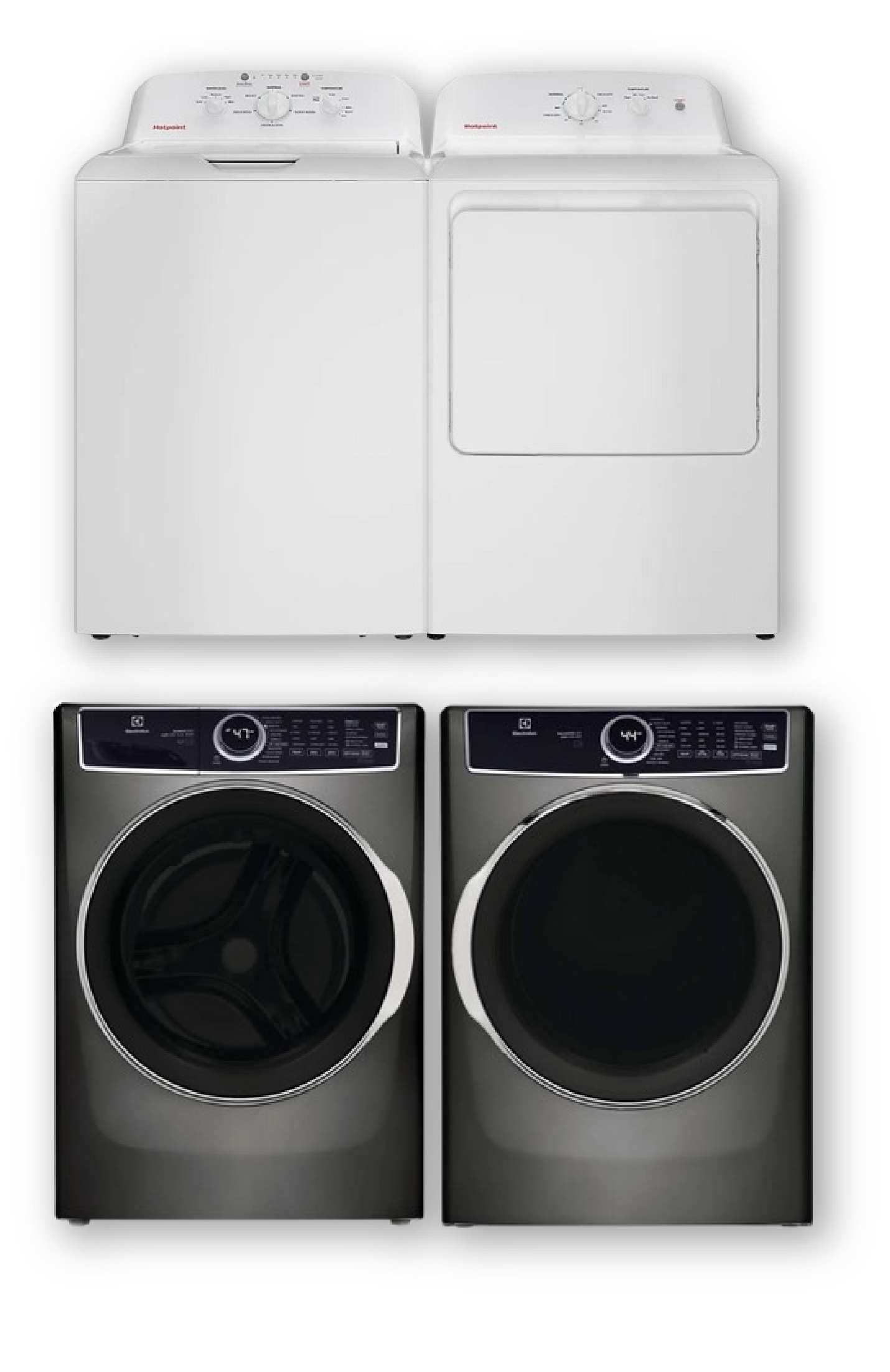 Front Load and Top Load Laundry Pairs