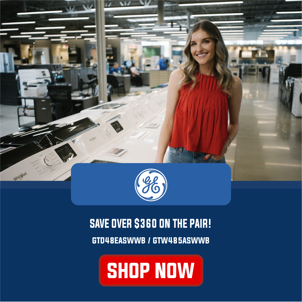 GE - Save over $360 on the pair! GTD48EASWWB GTW485ASWWB - shop now