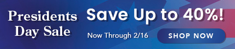 Presidents Day Sale - Shop Now!