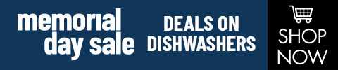 Memorial Day Sale - Free Dishwasher Install on select models. Shop the best deals and exclusive offers with appliance experts in store. Browse online