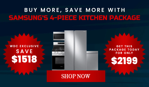 Buy More Save More With Samsung’s 4-Piece Kitchen Package