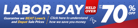 Labor Day Held Over - Up to 70% Off - Click here to understand how we save you money